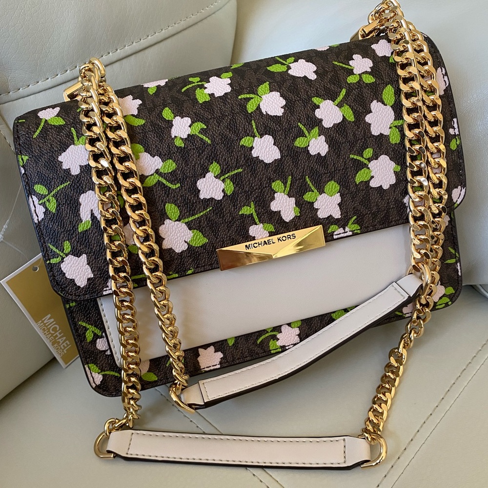 MICHAEL KOR floral bag